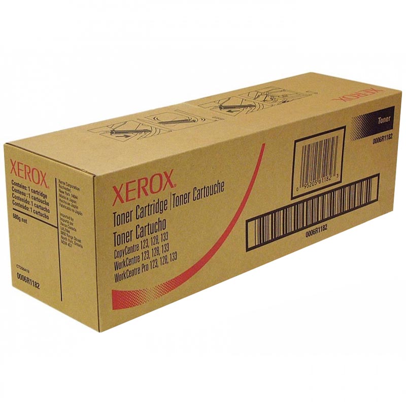 Тонер-картридж Xerox WorkCentre Pro 123/128/133 Лазерный Черный 30000стр, 006R01182