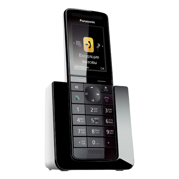 DECT-телефон Panasonic KX-PRS110RU Чёрно-белый, KX-PRS110RUW