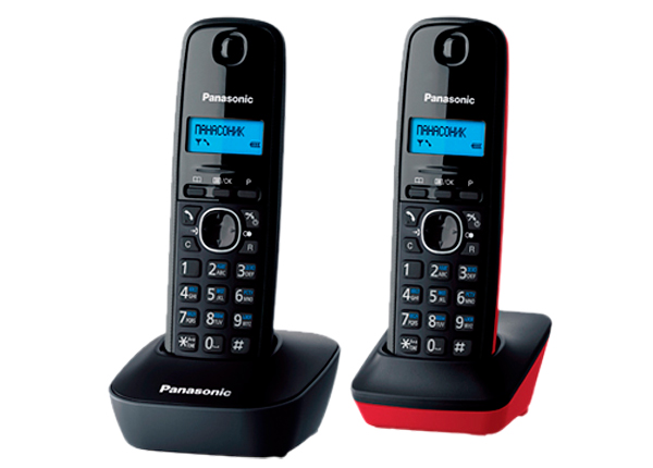 DECT-телефон Panasonic KX-TG1612RU Тёмно-серый, KX-TG1612RU3