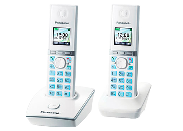 DECT-телефон Panasonic KX-TG8052RU Белый, KX-TG8052RUW