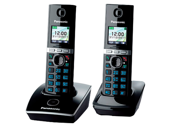 DECT-телефон Panasonic KX-TG8052RU Чёрный, KX-TG8052RUB