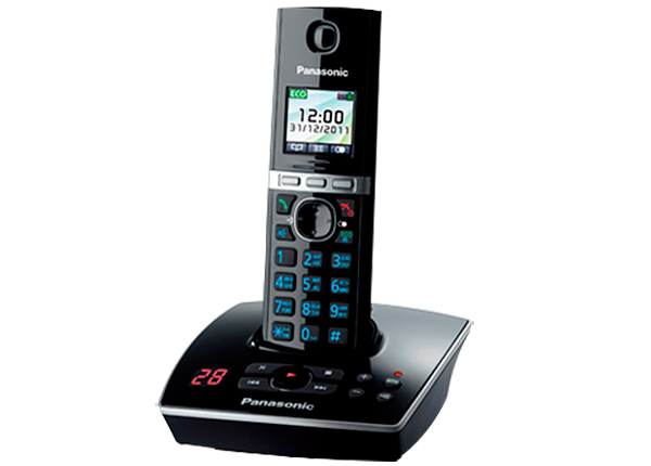 DECT-телефон Panasonic KX-TG8061RU Автоответчик Чёрный, KX-TG8061RUB