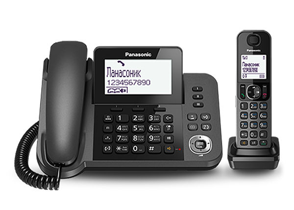 DECT-телефон Panasonic KX-TGF310RU Чёрный, KX-TGF310RUM