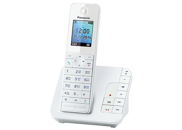 DECT-телефон Panasonic KX-TGH220RU Автоответчик Белый, KX-TGH220RUW