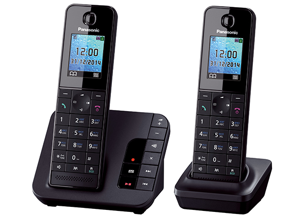 DECT-телефон Panasonic KX-TGH222RU Автоответчик Чёрный, KX-TGH222RUB
