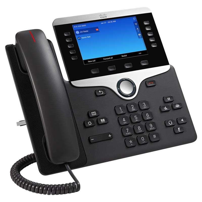 IP-телефон Cisco 8841 SIP Чёрный, CP-8841-R-K9=