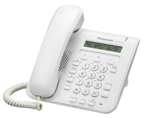 IP-телефон Panasonic KX-NT511A Белый, KX-NT511ARUW