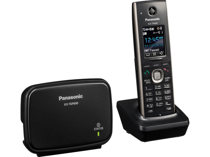 IP-телефон Panasonic KX-TGP600 SIP Чёрный, KX-TGP600RUB