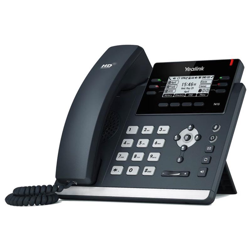 IP-телефон Yealink SIP-T41S SIP Серый, SIP-T41S