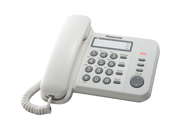 Проводной телефон Panasonic KX-TS2352RU Белый, KX-TS2352RUW