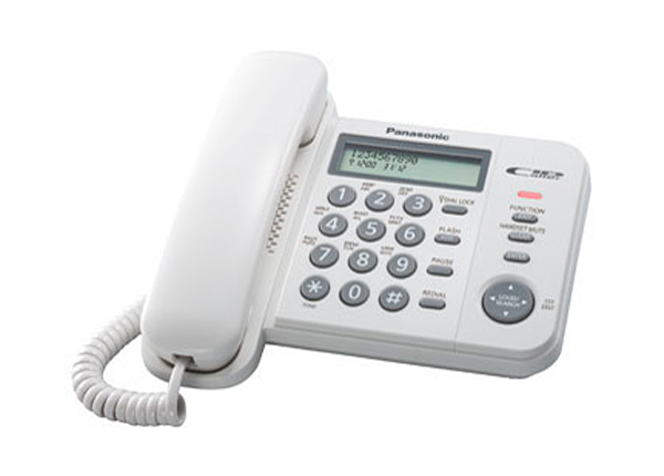 Проводной телефон Panasonic KX-TS2356RU Белый, KX-TS2356RUW