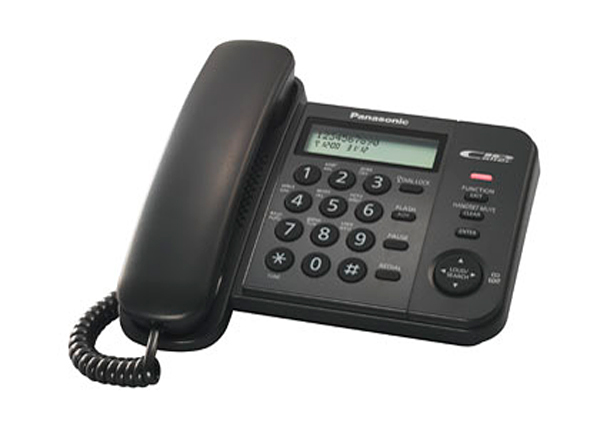 Проводной телефон Panasonic KX-TS2356RU Чёрный, KX-TS2356RUB