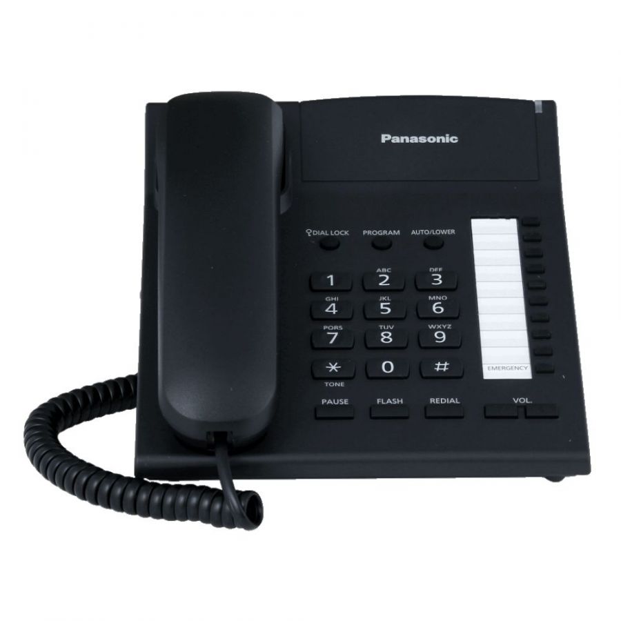 Проводной телефон Panasonic KX-TS2382RU Чёрный, KX-TS2382RUB