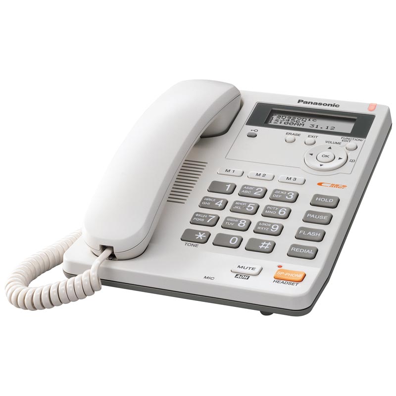 Проводной телефон Panasonic KX-TS2570 Белый, KX-TS2570RUW