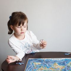 World map puzzle World Tour