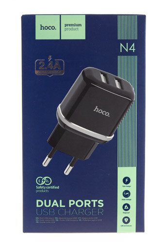 Сетевое зарядное устройство c USB HOCO N4