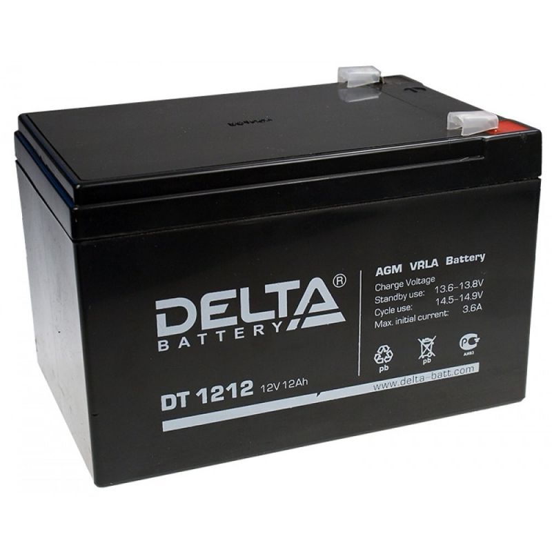Аккумуляторная батарея Delta DT 1212 (12V / 12Ah)