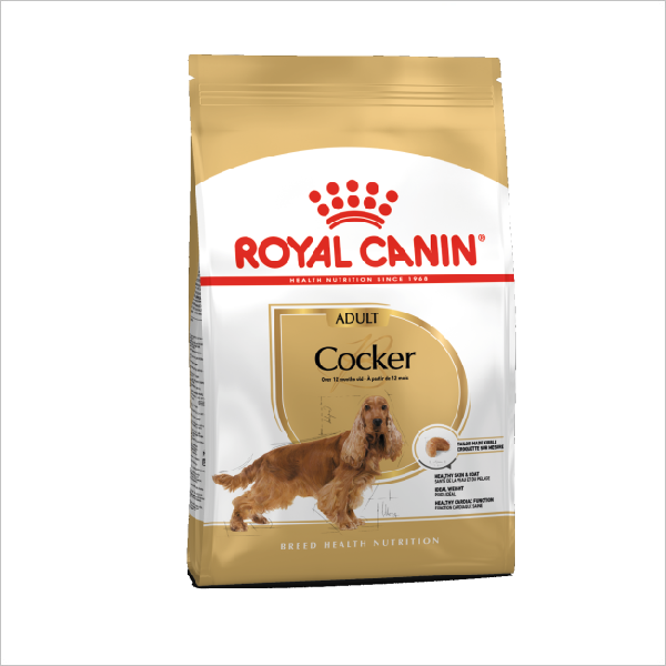 Сухой корм для собак Royal Canin Cocker породы кокер-спаниель