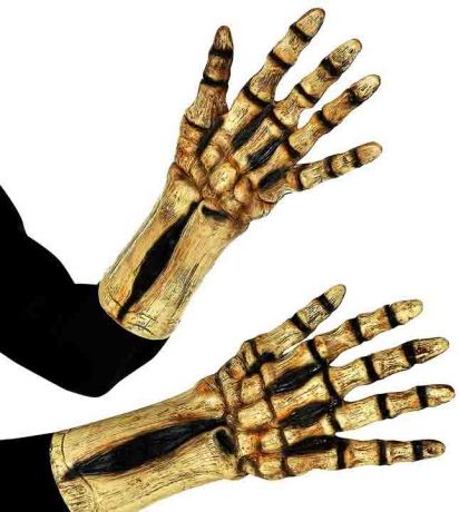 Перчатки Руки Скелета