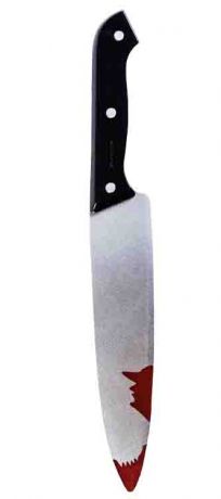 Нож кровавый пластик (33 см)