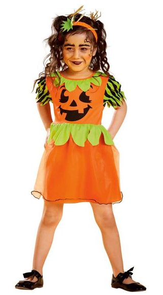 Детский костюм тыквы на Хэллоуин