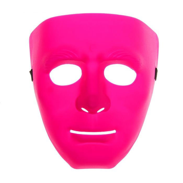 Розовая маска на все лицо