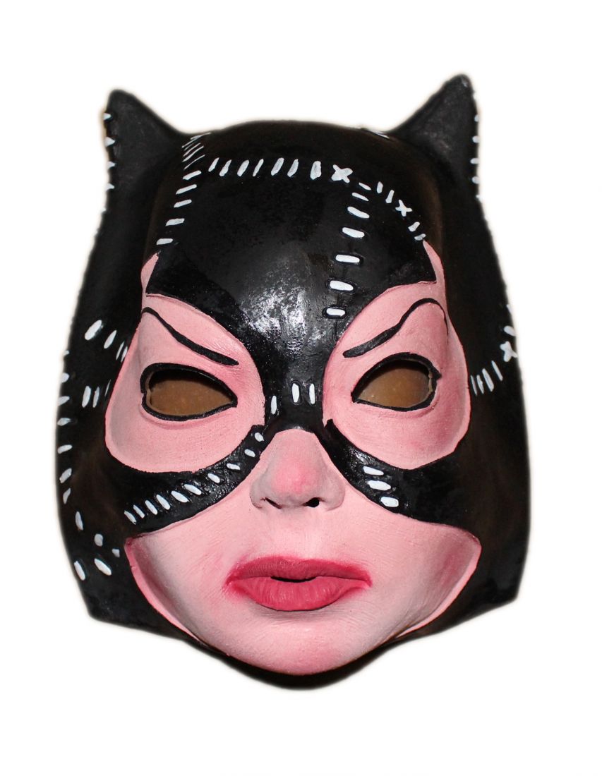 Латексная маска Женщины кошки