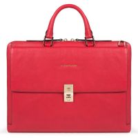Женская кожаная сумка для ноутбука Piquadro CA5511DF/R красная