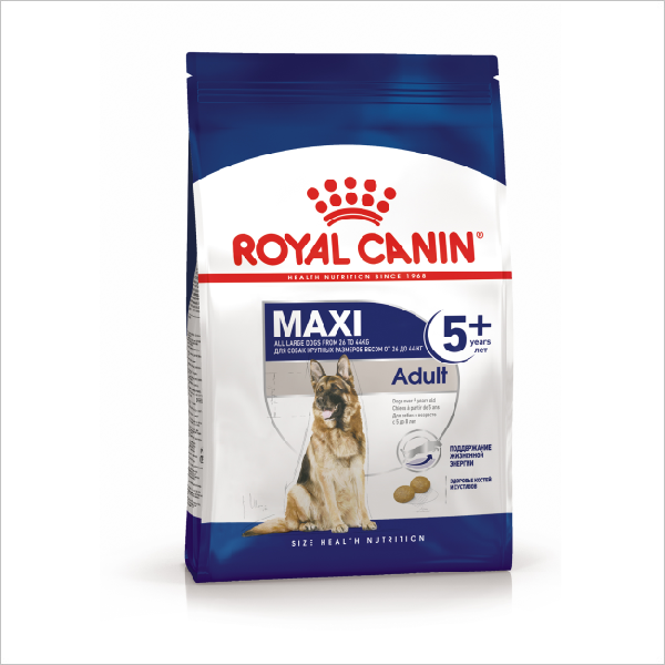Сухой корм для собак крупных пород Royal Canin Maxi Adult 5+ старше 5 лет