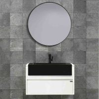 Комплект мебели для ванной Black & White U901.0800