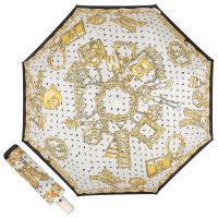 Зонт складной Moschino 8410-OCI Bear charms Cream