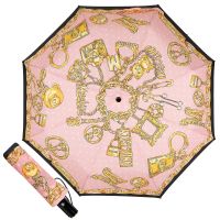 Зонт складной Moschino 8410-OCN Bear charms Pink