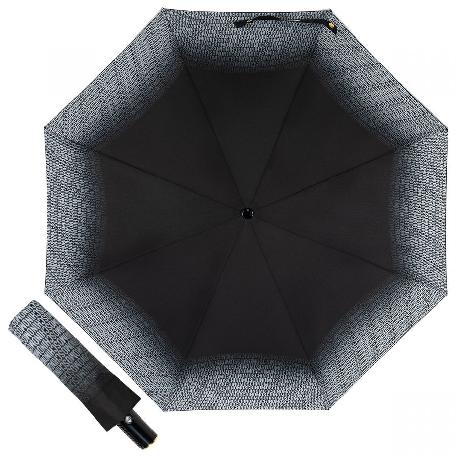 Зонт складной Moschino 8444-OCA Degrade Black