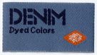фото Термо-аппликация HKM Denim dyed colors 55 мм х 35 мм. Германия