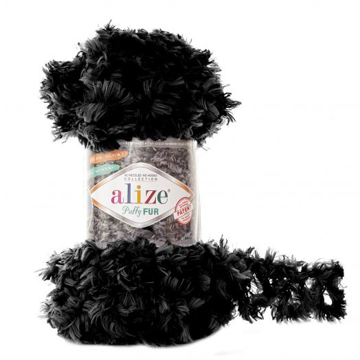 Puffy Fur (ALIZE) 6101-черный