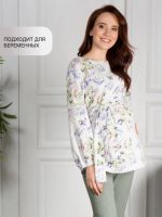 Блузка "Мэрион" для беременных; цвет: Молочный