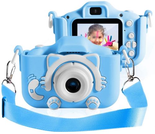 Детский цифровой фотоаппарат Fun Camera Kitty со встроенной памятью и играми(детская камера)