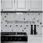 PRIMA. Мраморная мозаика с латунными вставками,  размер, мм: 325*300*8 (ORRO Mosaic)