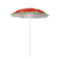 Зонт пляжный d 1,8м с наклоном NISUS Арбуз (19/22/170Т) N-BU1907-180-W