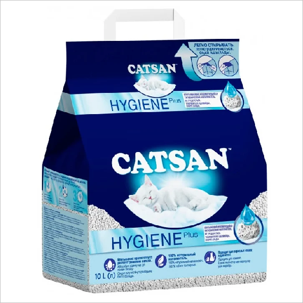 Впитывающий наполнитель Catsan Hygiene Plus