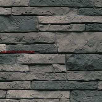 Фасадная панель Nailite "Stacked-Stone Premium" Графит / Lewiston Crest