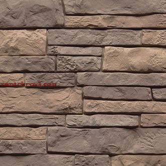 Фасадная панель Nailite "Stacked-Stone Premium" Орех / Sedona Bluff