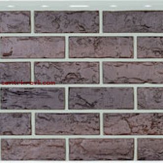 Фасадная панель Nailite  "Hand-Laid Brick" Обожженный кирпич / Char Brown