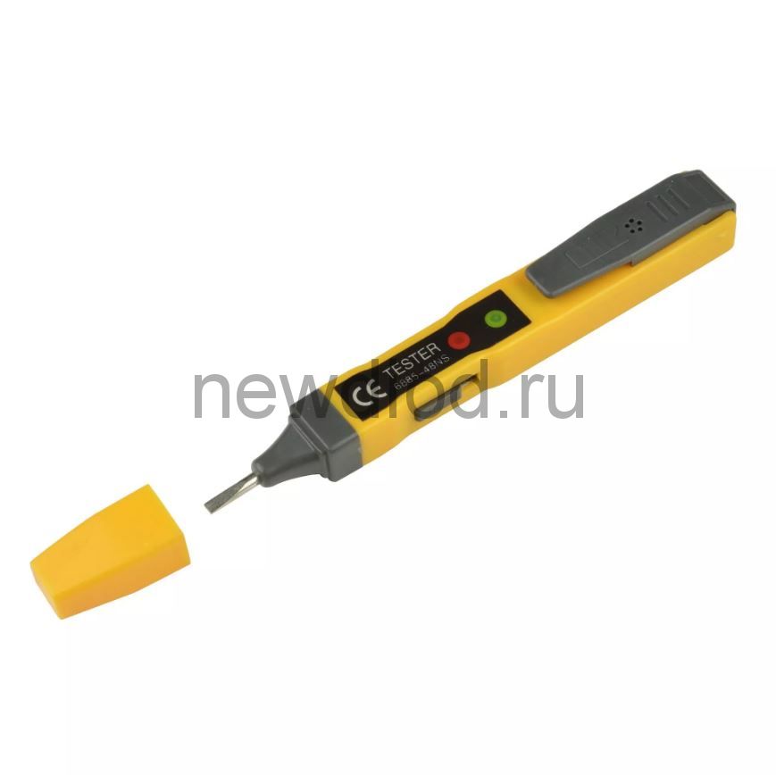 Отвёртка-пробник индикаторная электронная UVT-E25 140/1000V YELLOW-GREY желто-серая TM Uniel