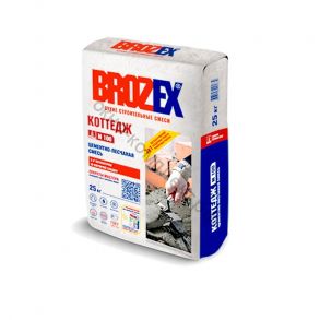 Brozex М 100 КОТТЕДЖ песчано-цементная смесь, 25 кг, шт код:168622