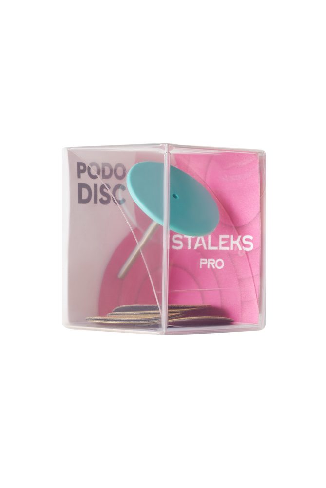 Пододиск пластиковый PODODISC Staleks Pro L в комплекте с сменным файлом 180 грит 5 шт (25 мм) (Арт. PPDset-25)