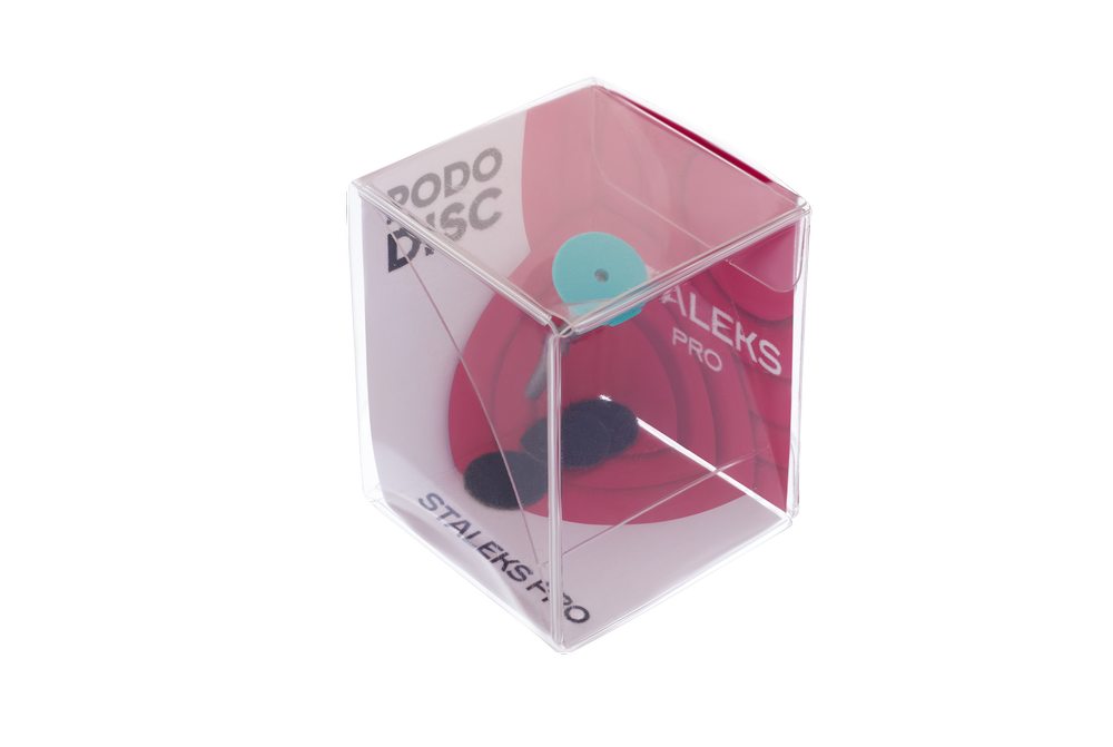 Пододиск пластиковый PODODISC Staleks Pro XS в комплекте с сменным файлом 180 грит 5 шт (10 мм) (Арт. PPDset-10)