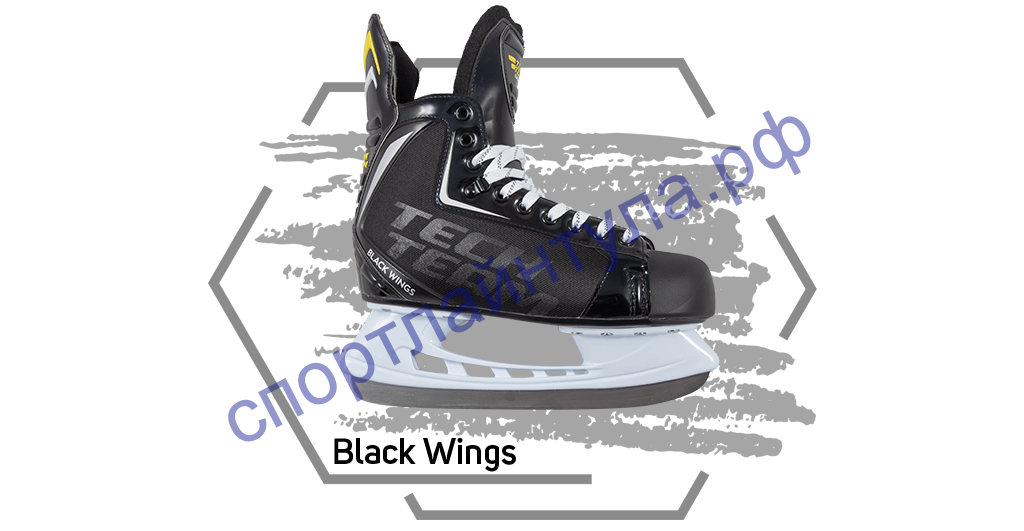 Хоккейные коньки Tech Team Black Wings