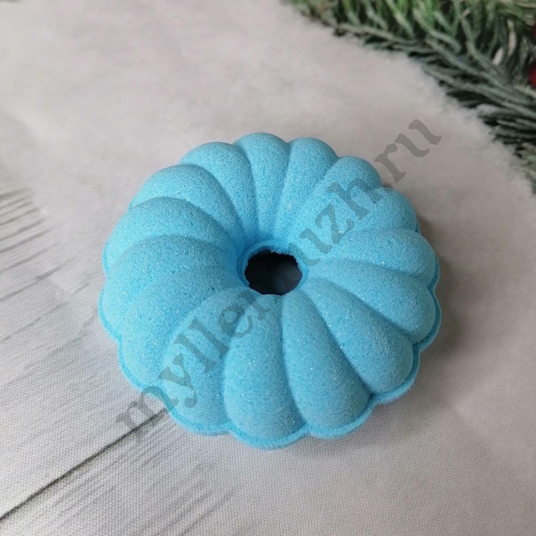 3D форма для бомбочек, Зефирный пончик 8 см (предварительный заказ)