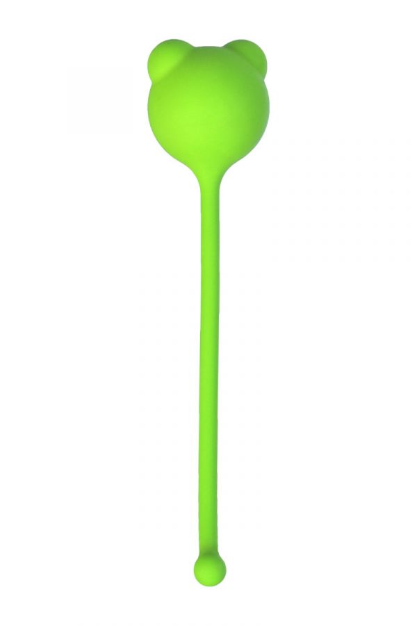 Вагинальный шарик A-TOYS BY TOYFA TIGO, силикон, зеленый, 12,4 см Ø 2,7 см